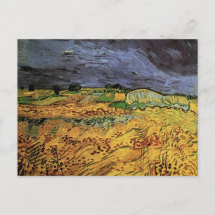 Fält av Vincent van Gogh Vykort