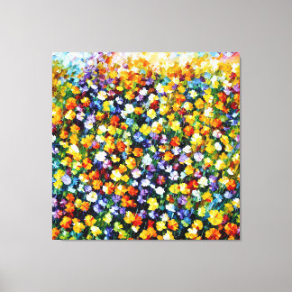 Fält bouquet canvastryck