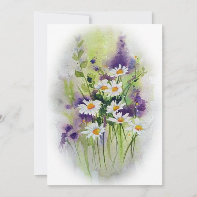 Fält Bouquet Tack Kort (Framsida)