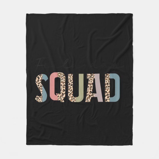 Fält Dag 2022 Fält Squad Kids Boys Girls Student Fleecefilt (Framsidan)