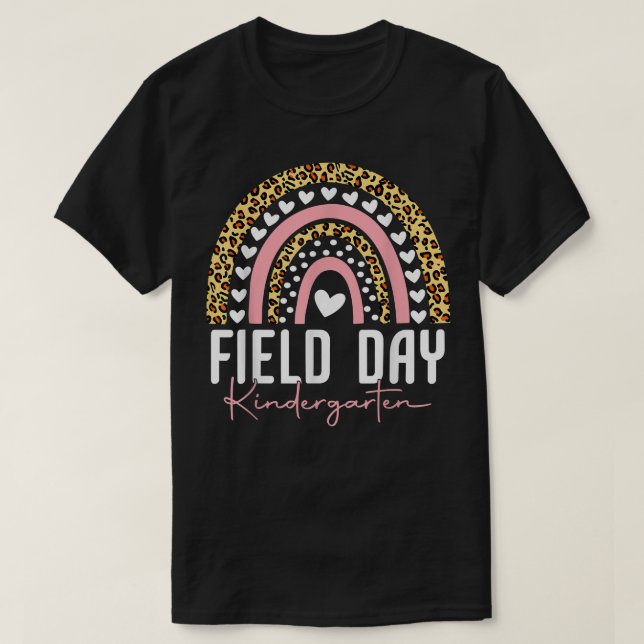 Fält Dag 2022 Kindergarten Lärare förra dagen T Shirt (Design framsida)