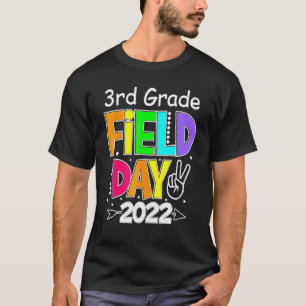 Fält Dag 2022 Röd 3:e Klass-Fält Dagen 2022 Röd 3: T Shirt