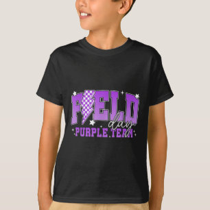 Fält Dag 2025 Lila Team Fält Resa Färg T Shirt