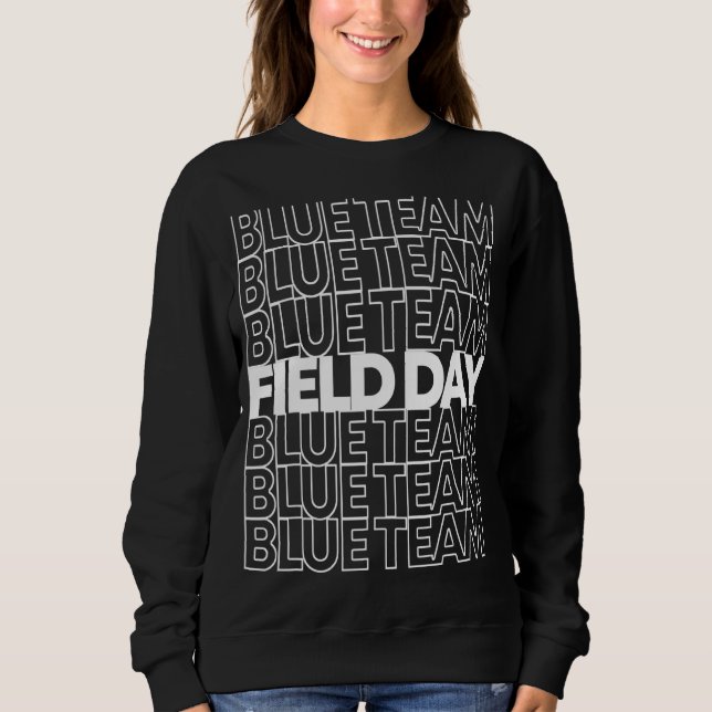 Fält Dag Blue Team 1 T Shirt (Framsida)