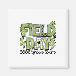 Fält Dag Grön Lag Färg Fält Tur Lag Spel Co Magnet