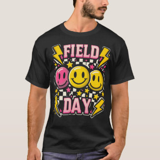 Fält-dagen Fält-dagen 2024 checkad speldag - slut  T Shirt