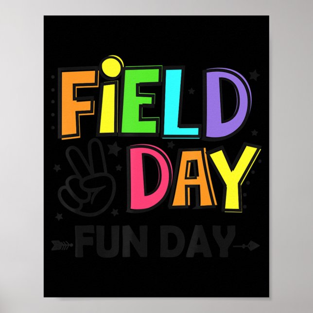 Fält Dagen för Roligt förra  för skollärarstudier Poster (Framsidan)