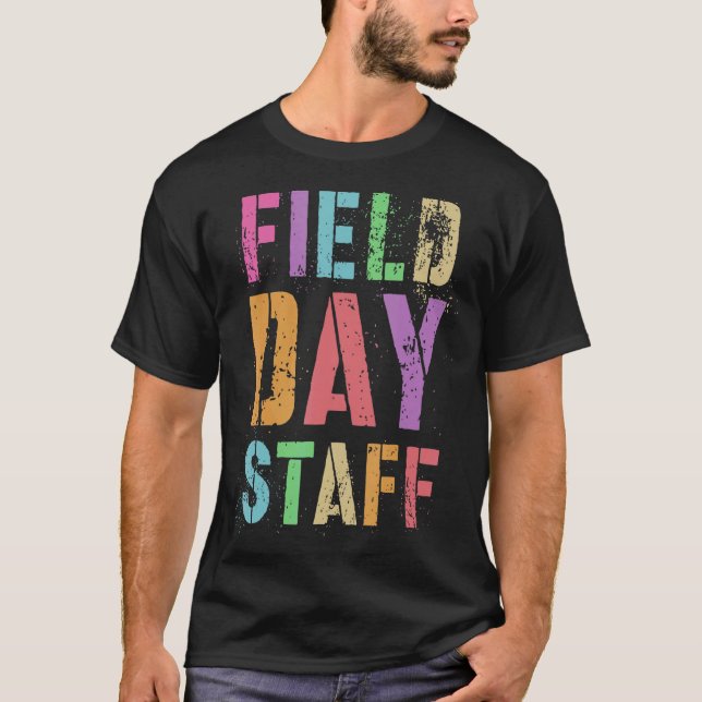 Fält-dagsläraren jag är här för sommar V T Shirt (Framsida)