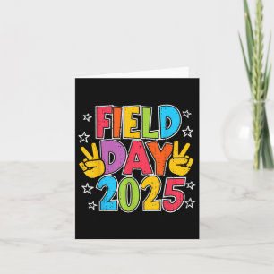 Fält Day 2025 School Event Games Teacher Kids Boy Kort