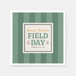 Fält Day Bachelor Party Pappersservett