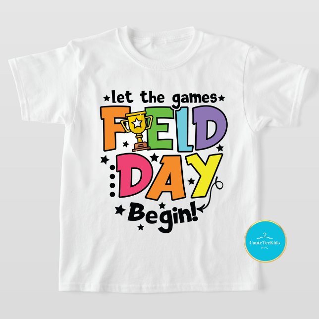 Fält Day Kids Tee | Låt spelen börja T-Shirt (Skapare uppladdad)
