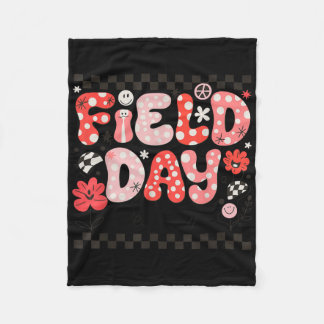 Fält Day Red Team Färg Fält Resa Team Game Comp Fleecefilt
