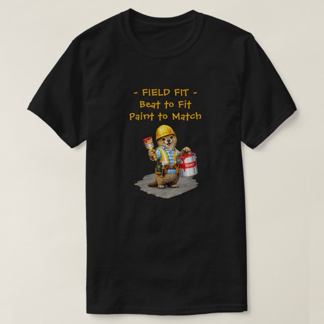 "Fält Fit" T Shirt (Design framsida)