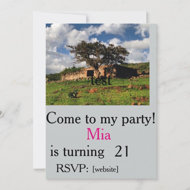 fält för chacharasinbjudanmall inbjudningar (Framsida)