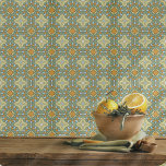 Fält Glow Moroccan Mosaic mönster Kakelplatta<br><div class="desc">En marockansk mosaik mönster med fält gla färg för att transportera dig in i en gräsmark där gräs och vilda blommor växer vackert.</div>