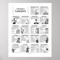 Fält Guide to Lawyers 16x20 Poster
