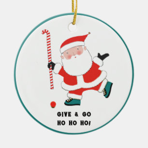 Fält Hockey 2023, keramiskt prydnadsföremål Julgransprydnad Keramik