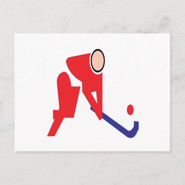 Fält Hockey 5 Vykort (Framsida)