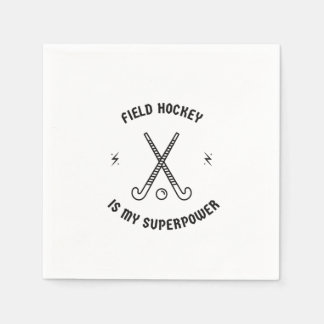 Fält hockey är min supermakt pappersservett