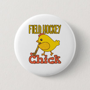Fält Hockey Chick Women Girls Knapp