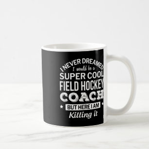 Fält Hockey Coach Gift Kaffemugg