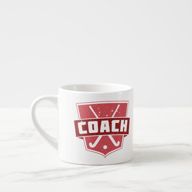 Fält Hockey Coach Shield Espressomugg (Vänster)