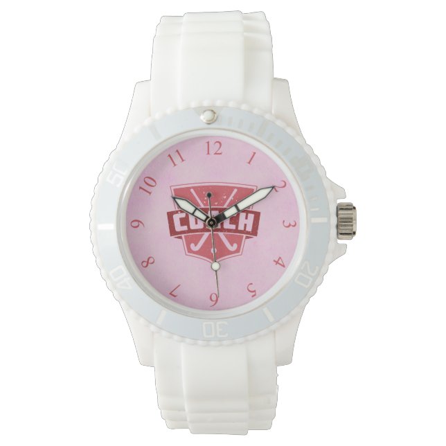 Fält Hockey Coach Shield Watch Armbandsur (Framsida)