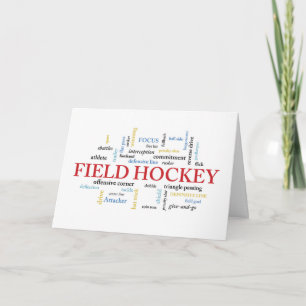 Fält Hockey Coach Tack i Ord Kort