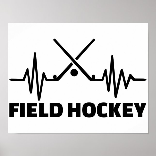 Fält hockey-frekvens poster (Framsidan)