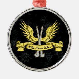 Fält Hockey Goalie jul Ornament