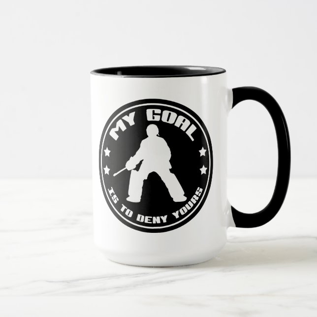 Fält Hockey Goalie 'My Goal' Mugg (Höger)