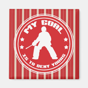 Fält Hockey Goalie Quote Magnet