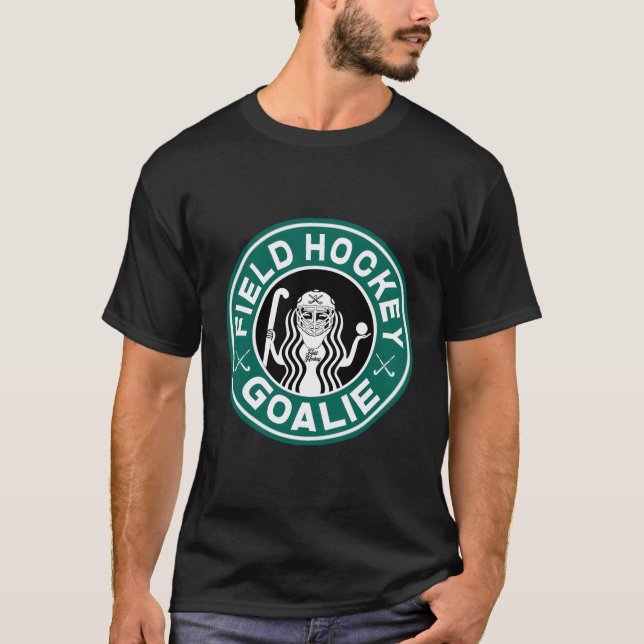 Fält Hockey Goalie Underbar för Goalkeeper T Shirt (Framsida)