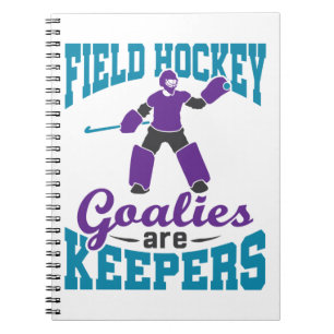Fält Hockey Goalies är djurhållare Anteckningsbok