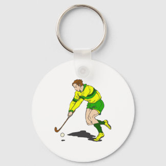 Fält Hockey Guy Nyckelring