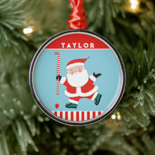 Fält Hockey Helgdag Keepsaké Gift Julgransprydnad Metall