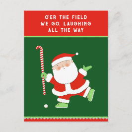 Fält Hockey-jul Helg Vykort