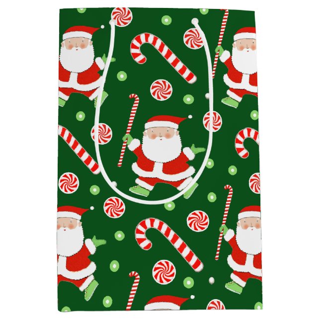 Fält Hockey jul Helgdag Medium Gift Bag (Framsidan)