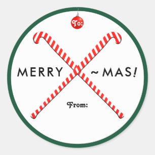 Fält Hockey-Juletiketterna, jul Runt Klistermärke