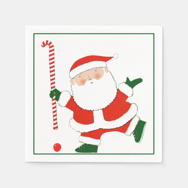 Fält Hockey Julfest Pappersservett (Framsidan)