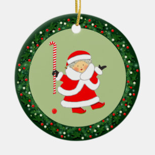 Fält Hockey, julklapp 2023 Julgransprydnad Keramik