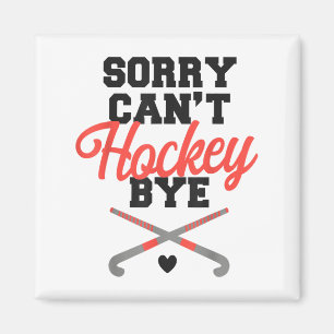 Fält Hockey kan inte hockey hej då Magnet