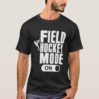 Fält Hockey Mode on Cute Girls Tonåring Fält Hocke T Shirt