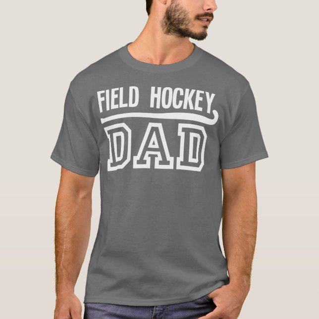 Fält Hockey Pappa T Shirt (Framsida)