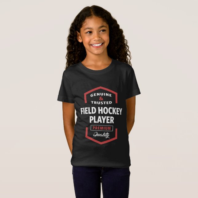 Fält Hockey Player | Gift-idéer Tee Shirt (Hel framsida)