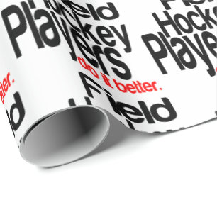 Fält Hockey Players gör det bättre Presentpapper