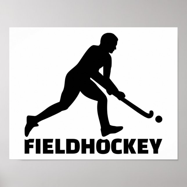 Fält hockey poster (Framsidan)