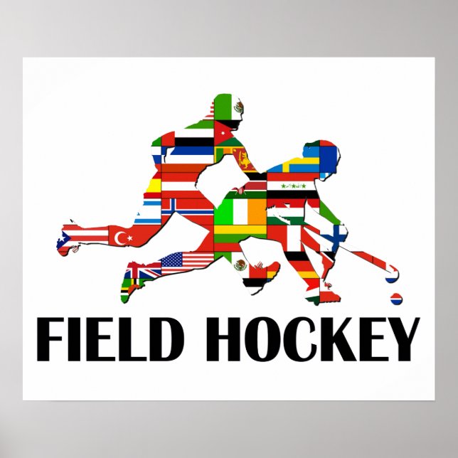 Fält Hockey Poster (Framsidan)