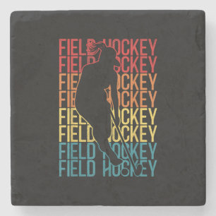 Fält Hockey Retro Vintage Fält Hockey Stenunderlägg