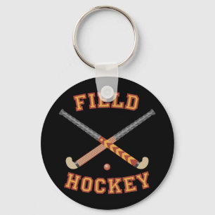 Fält Hockey Sticks Nyckelring
